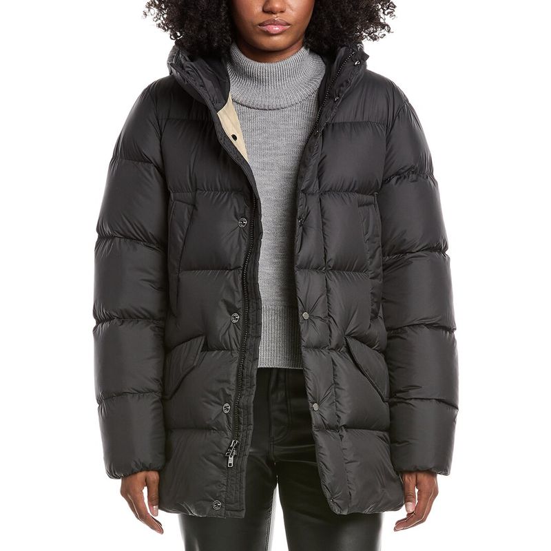 Woolrich Womens Cloud Davis Down Parka, Black
